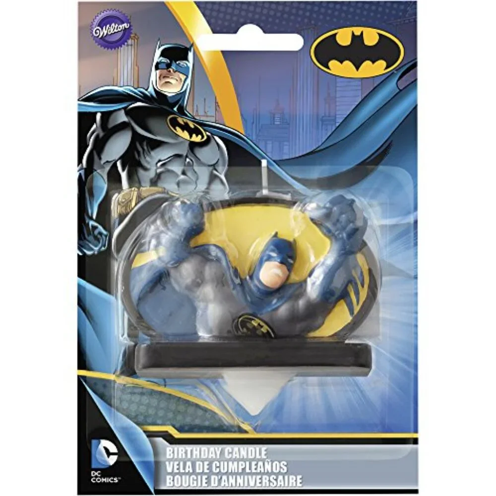 Batman Birthday Party Candle Cake topper Wilton